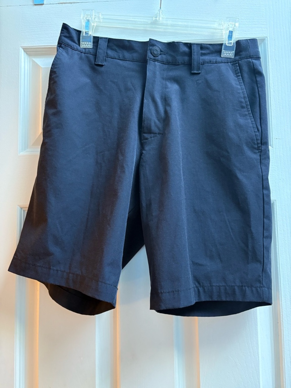 NWOT Banana Republic Men’s SIZE 32 Flat Front Shorts Black